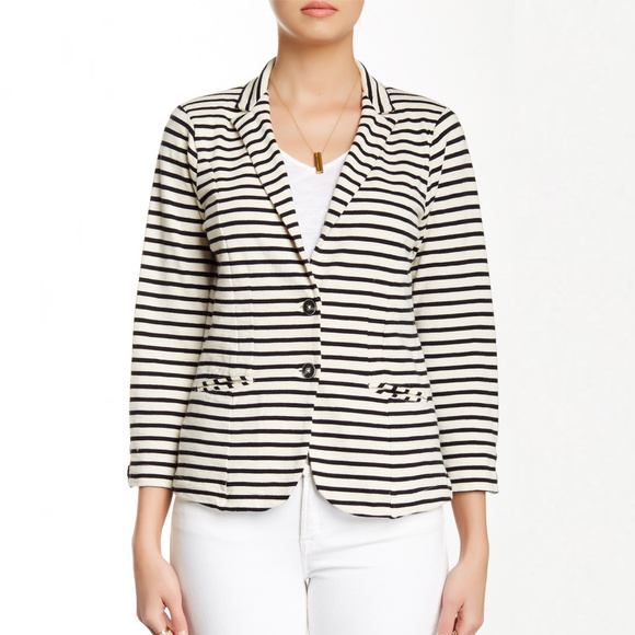 Lucky Brand Jackets & Blazers - Lucky Brand Stripe Knit Blazer